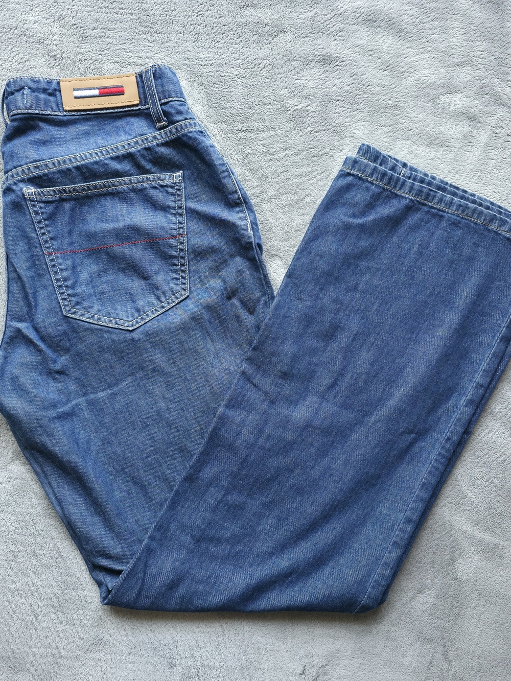 Vintage Tommy Hilfiger Y2K Baggy Wide Leg Jeans Womens Size 6